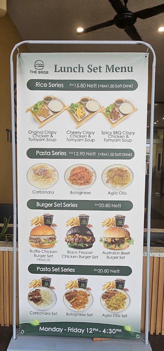 Menu The Brgr - Kuala Lumpur Setapak-7