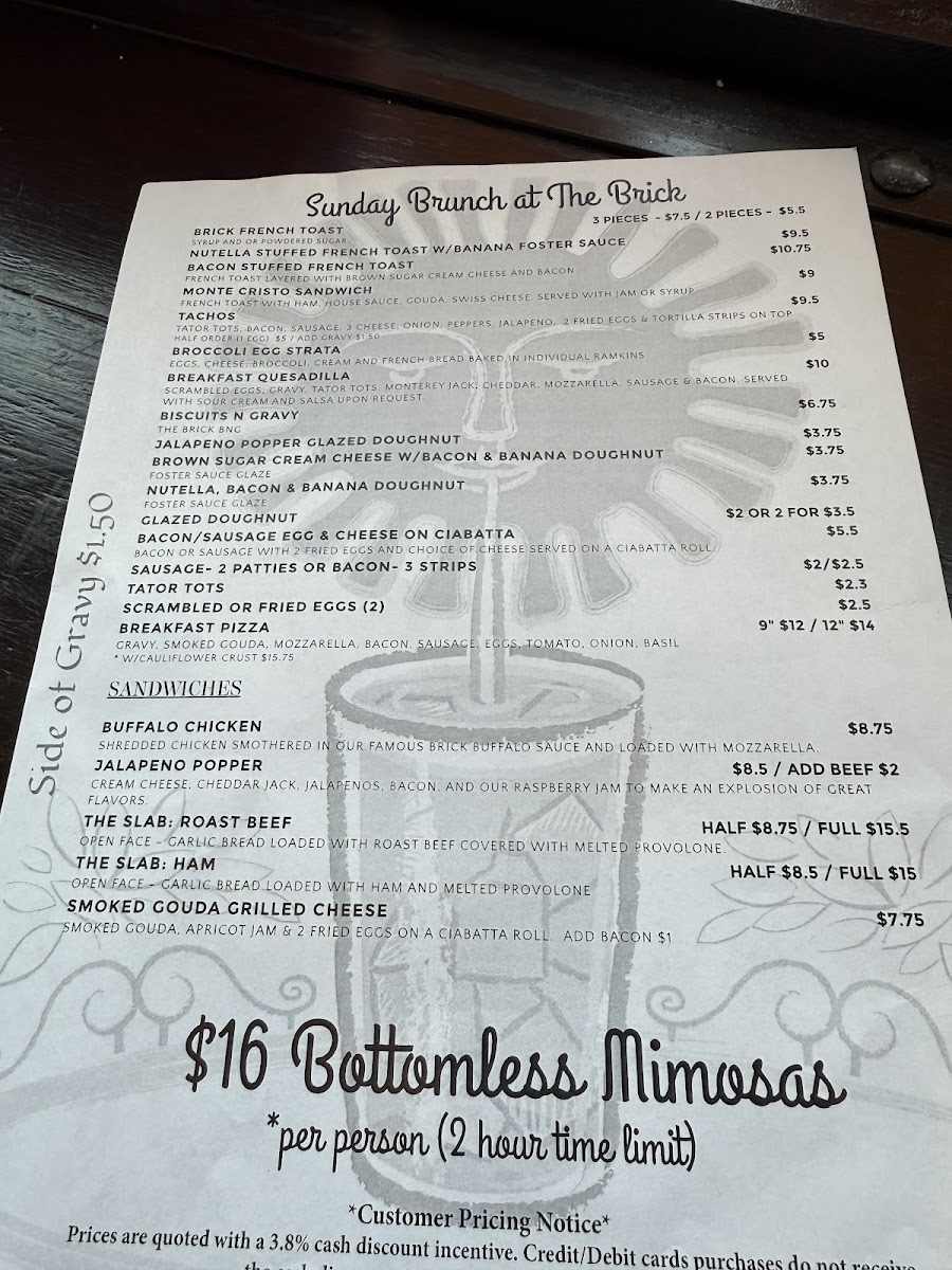 Menu The Brick Bistro & Brew-4