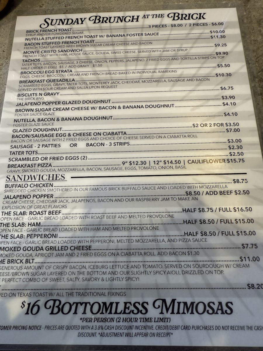 Menu The Brick Bistro & Brew-6