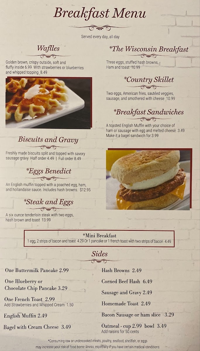 Menu The Brick-1