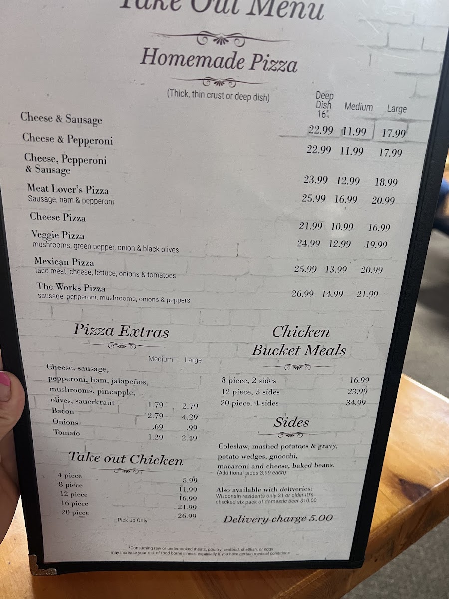 Menu The Brick-10