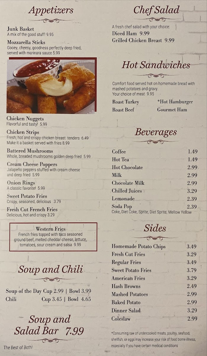 Menu The Brick-3