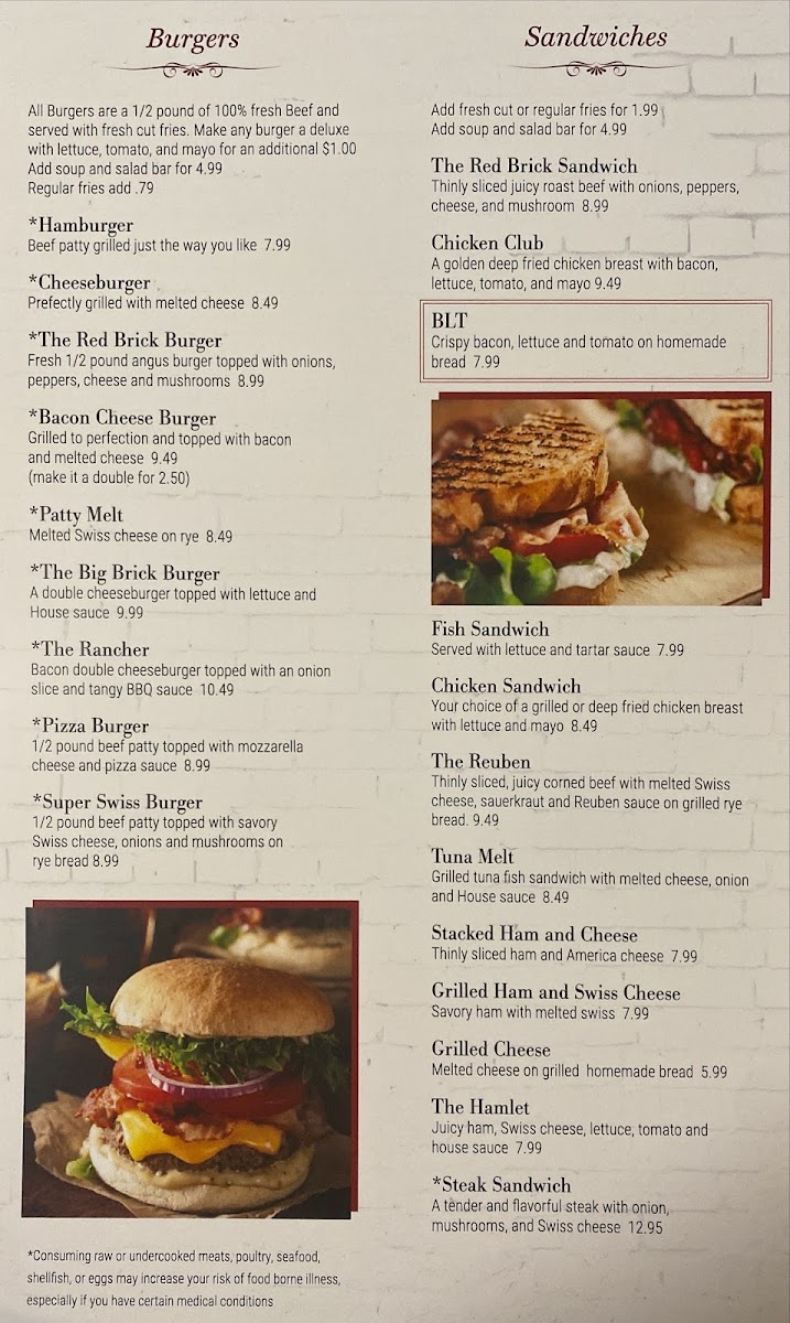 Menu The Brick-7