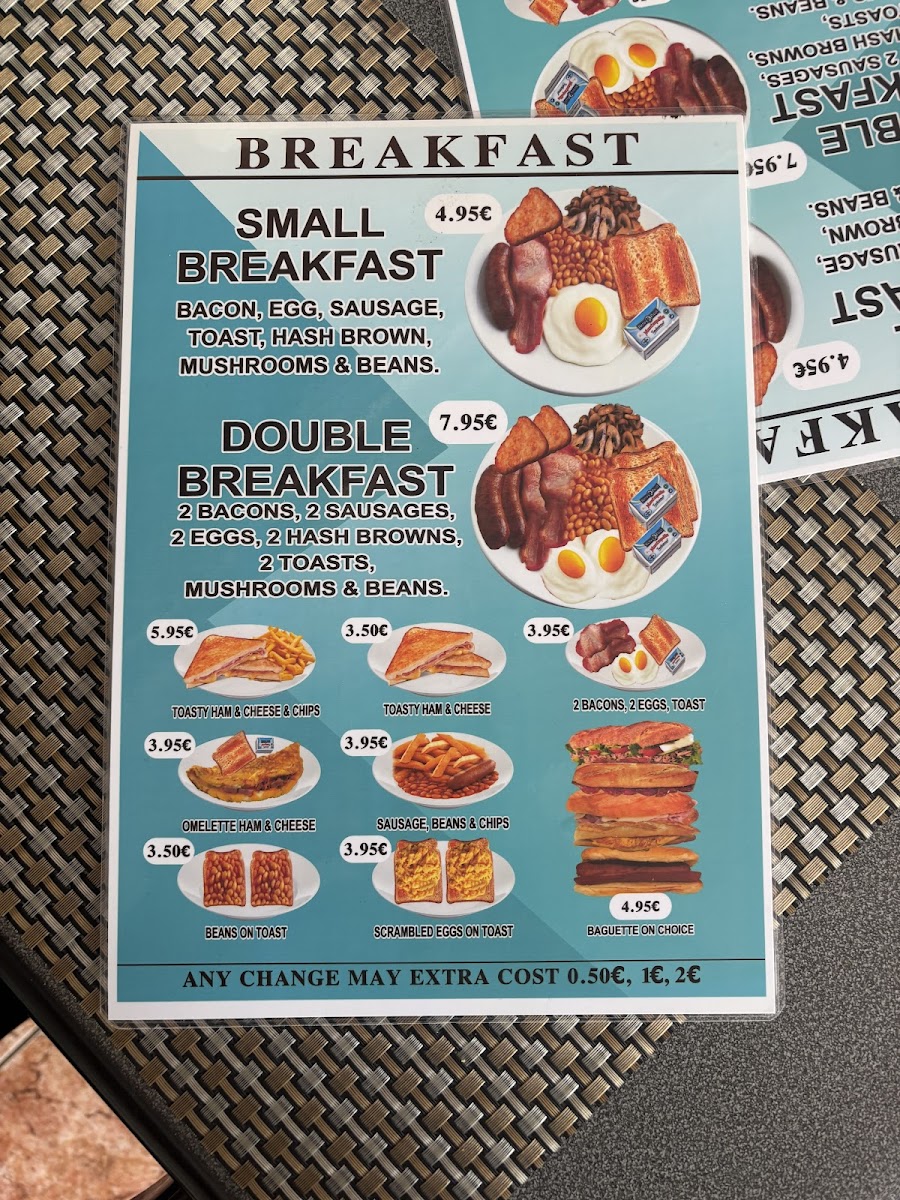 Menu The Britannia Bar-2