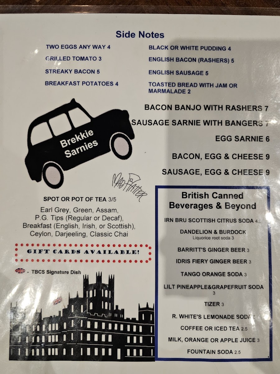 Menu The British Chip Shop-10