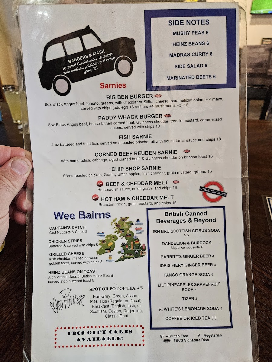 Menu The British Chip Shop-2