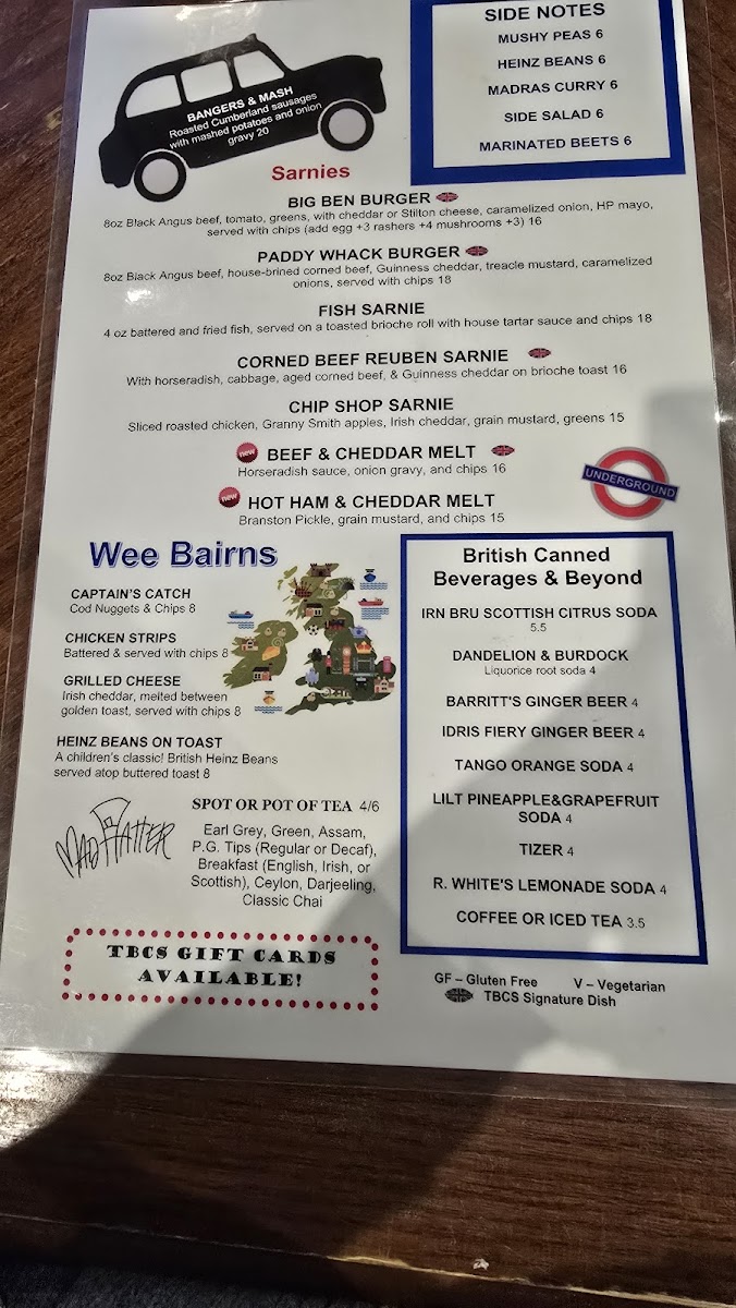 Menu The British Chip Shop-5