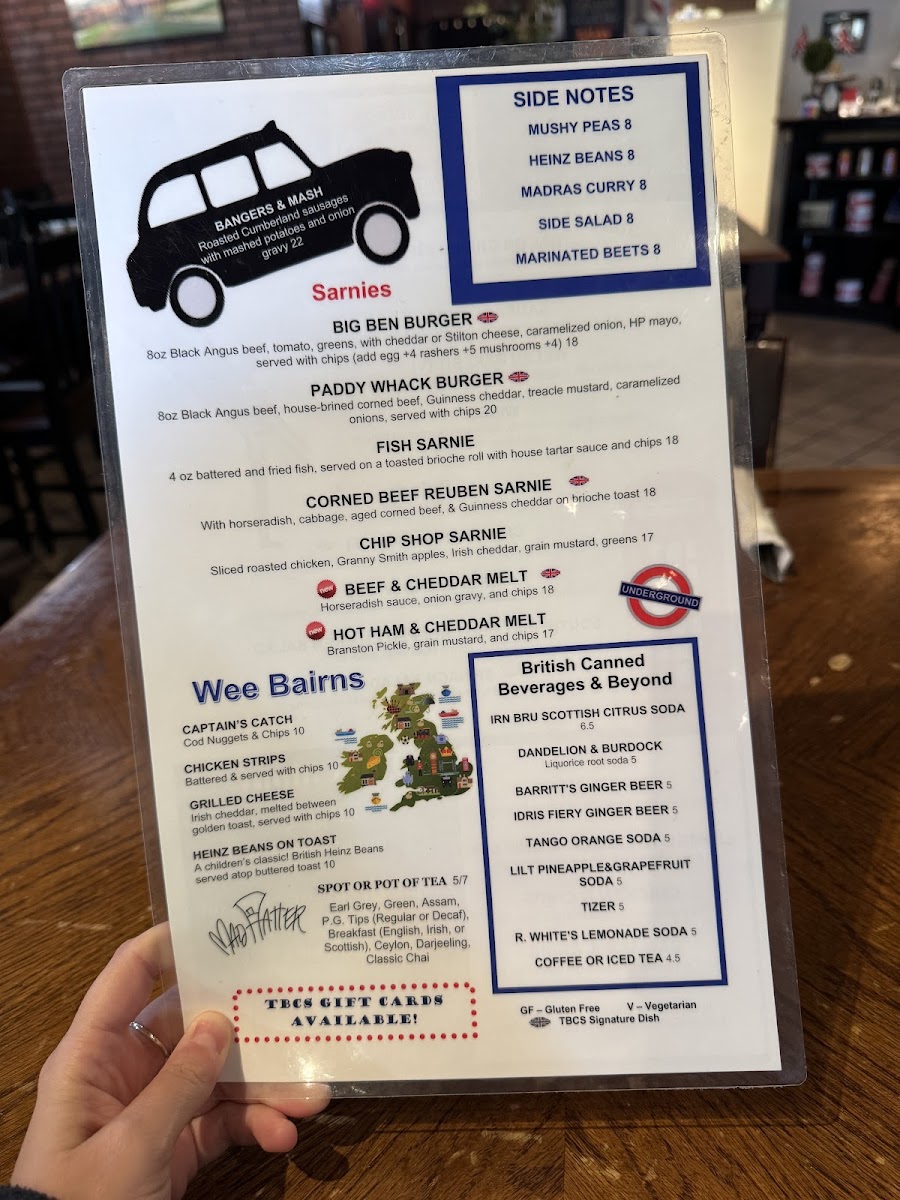 Menu The British Chip Shop-8