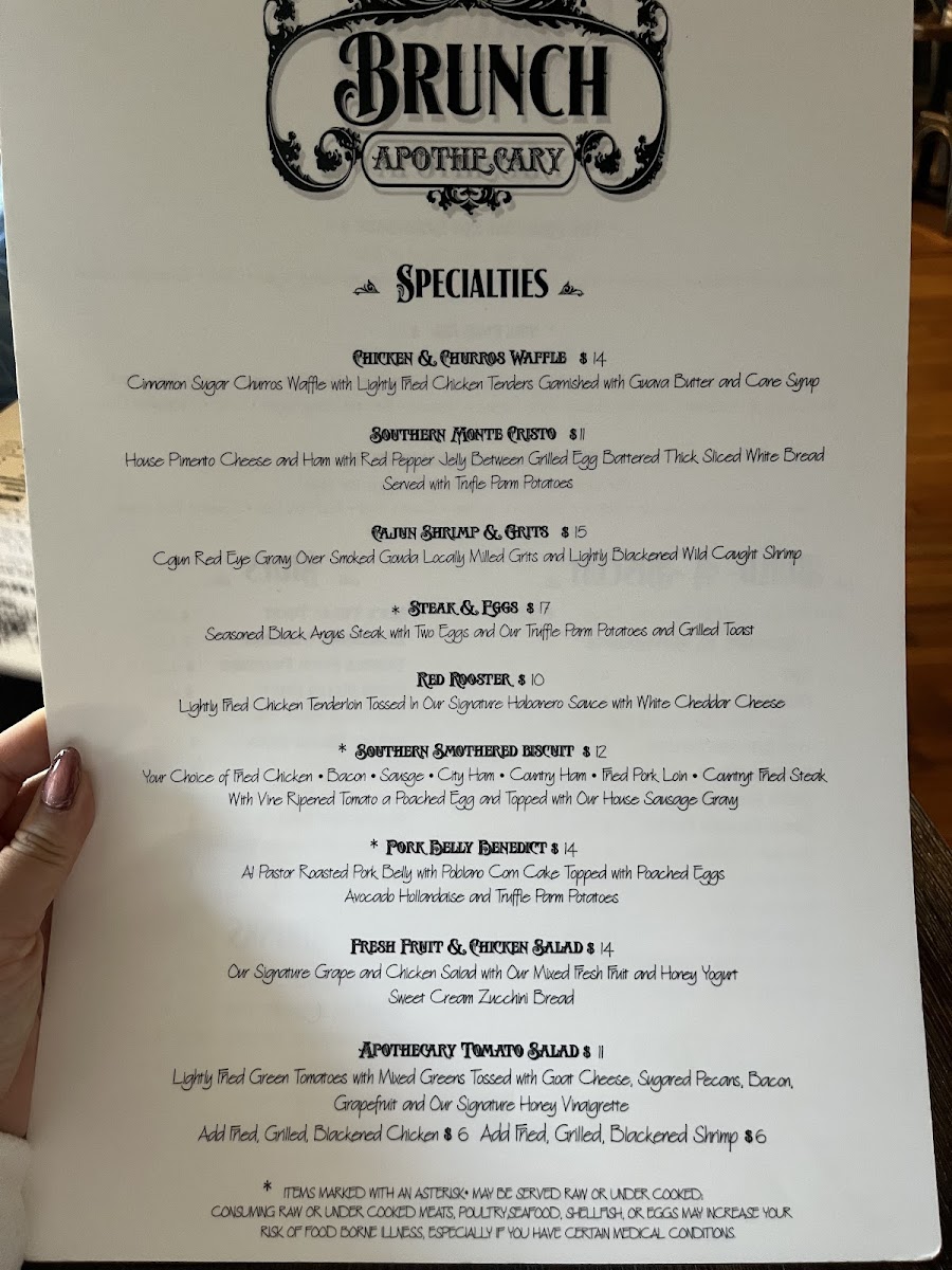 Menu The Brunch Apothecary-3