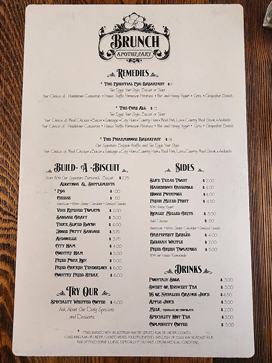Menu The Brunch Apothecary-7