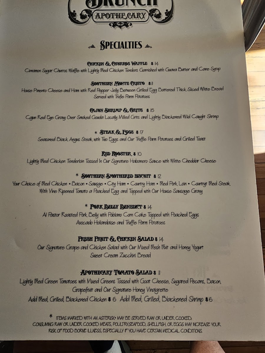 Menu The Brunch Apothecary-9