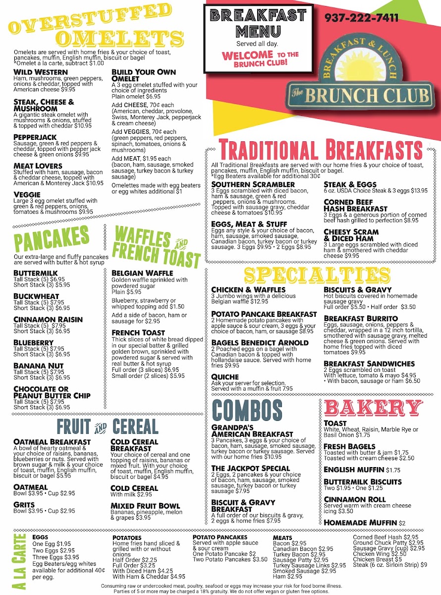 Menu The Brunch Club-10