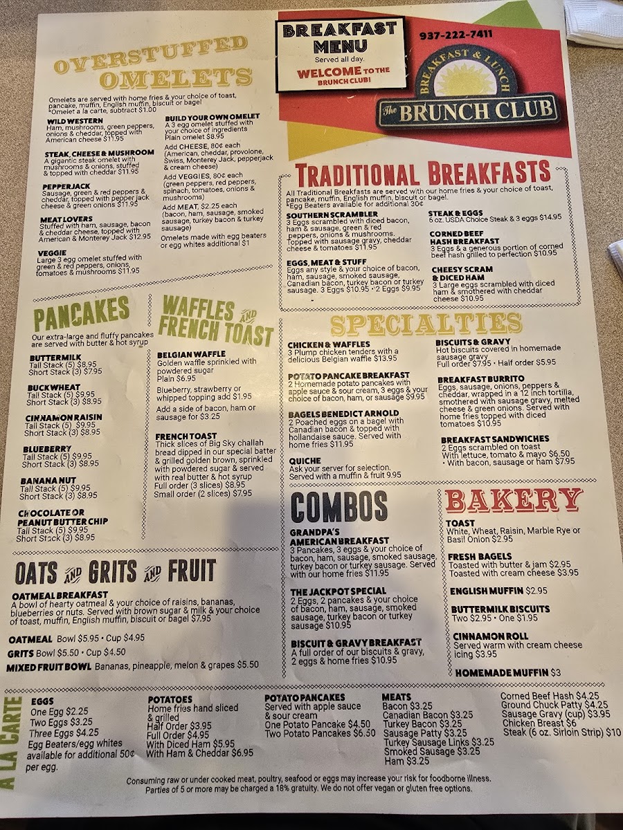 Menu The Brunch Club-2