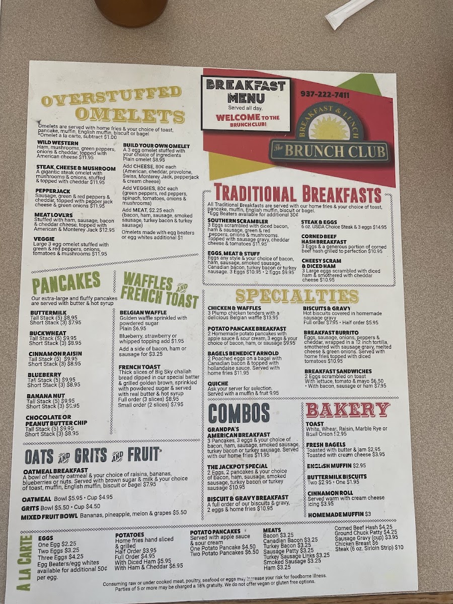 Menu The Brunch Club-3