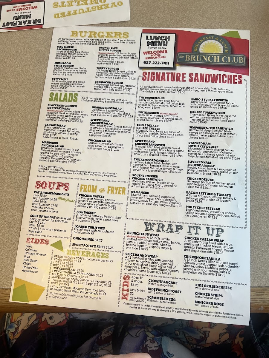 Menu The Brunch Club-4