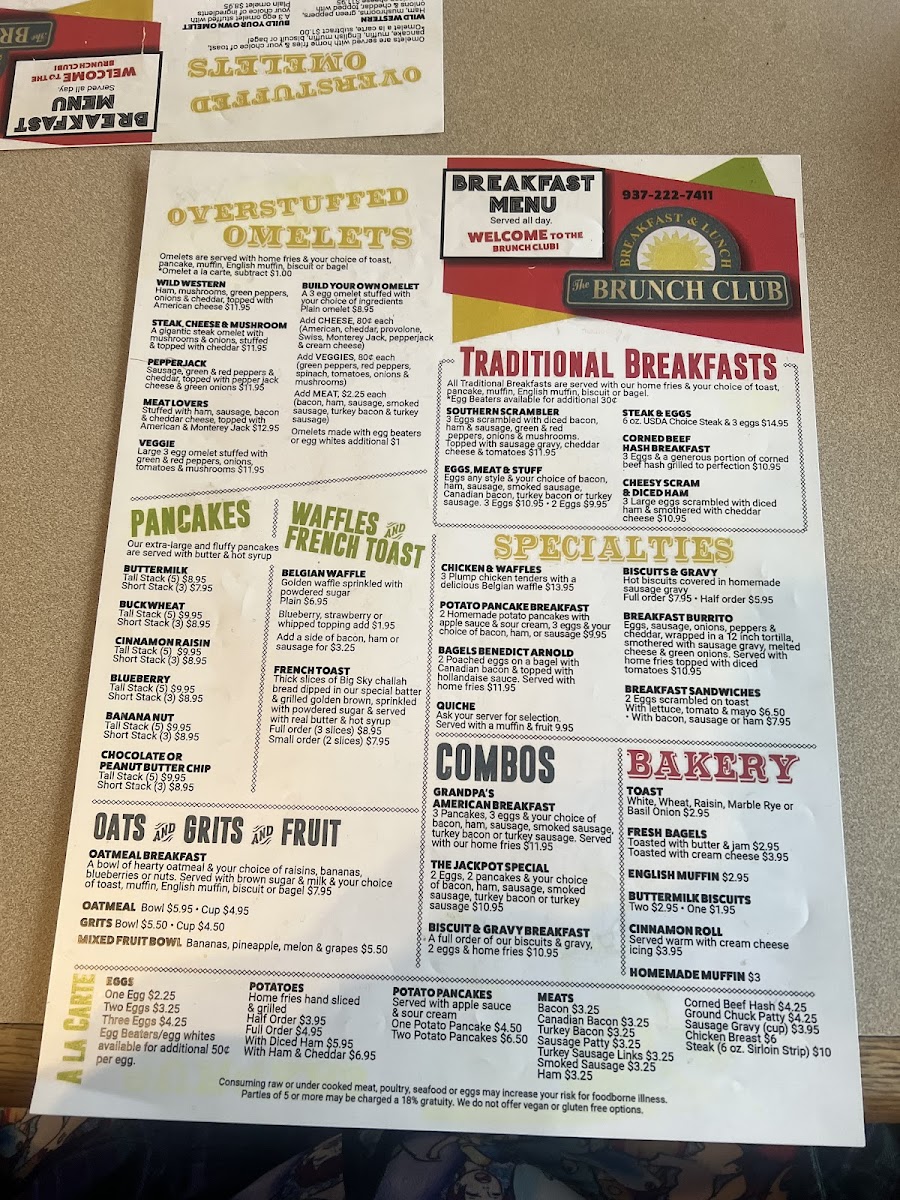 Menu The Brunch Club-7