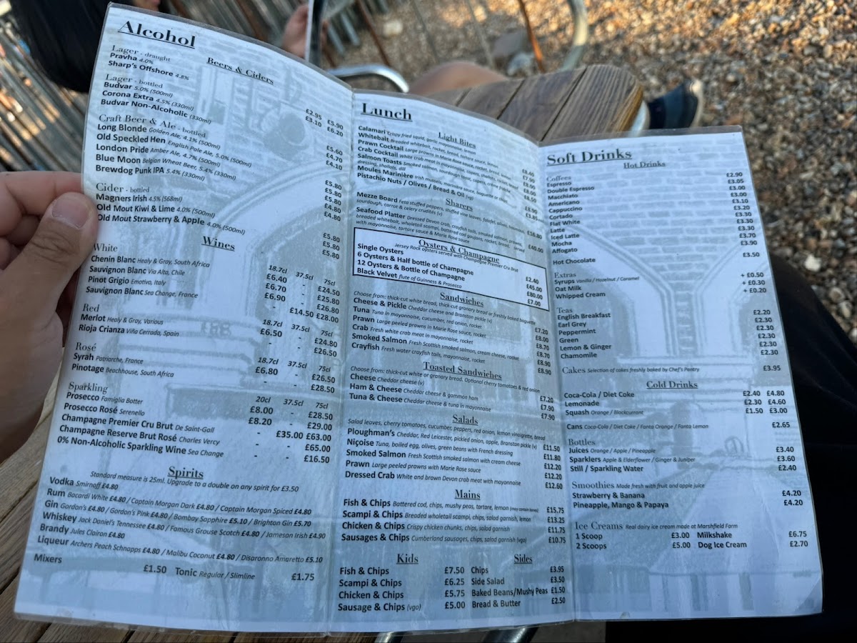 Menu The Buccaneer-1