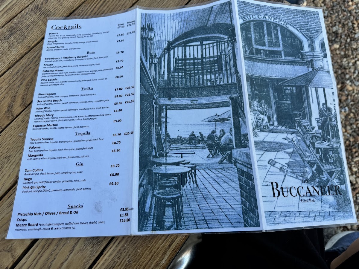 Menu The Buccaneer-2