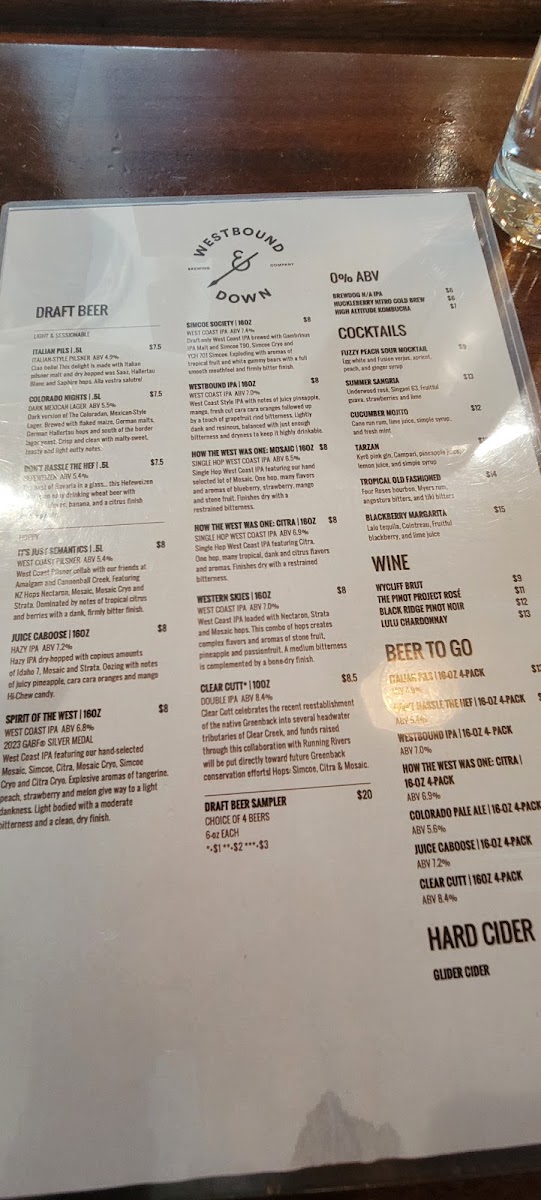 Menu The Buffalo Restaurant & Bar-10