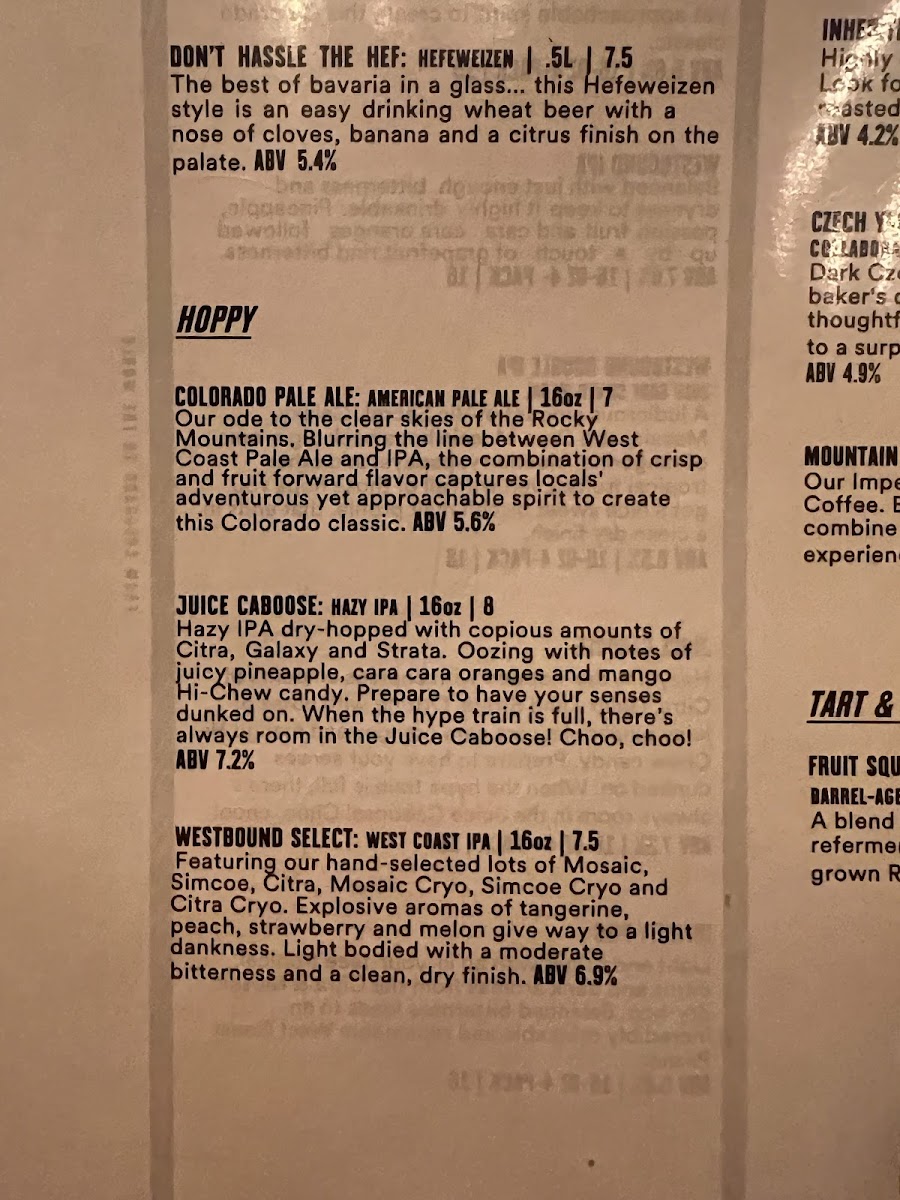 Menu The Buffalo Restaurant & Bar-4