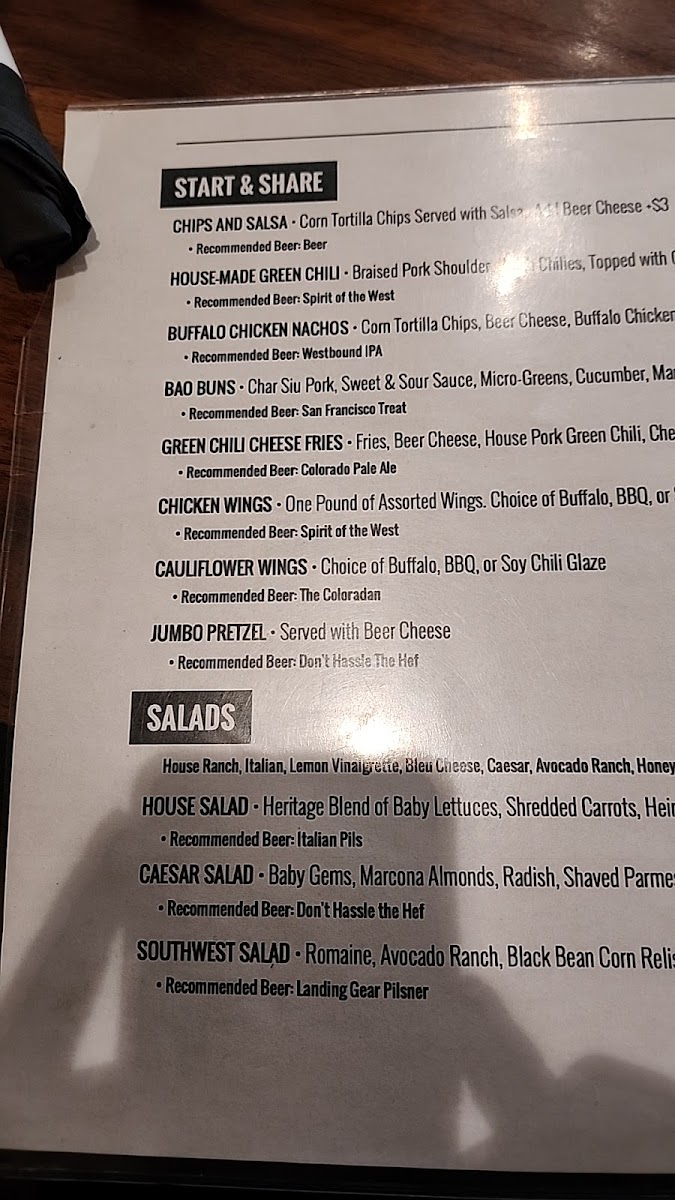 Menu The Buffalo Restaurant & Bar-5