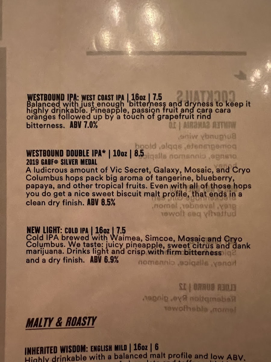 Menu The Buffalo Restaurant & Bar-6