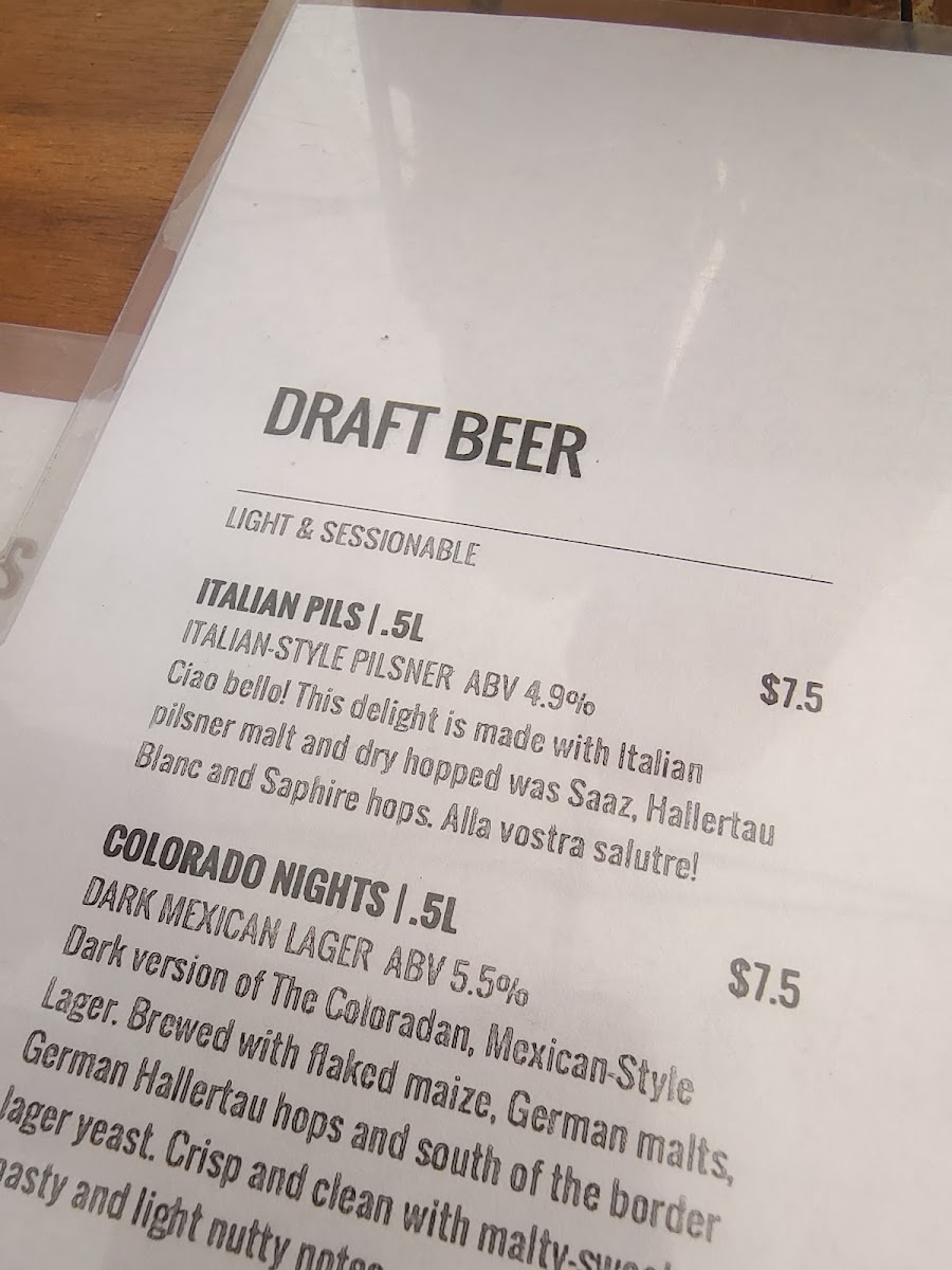 Menu The Buffalo Restaurant & Bar-9