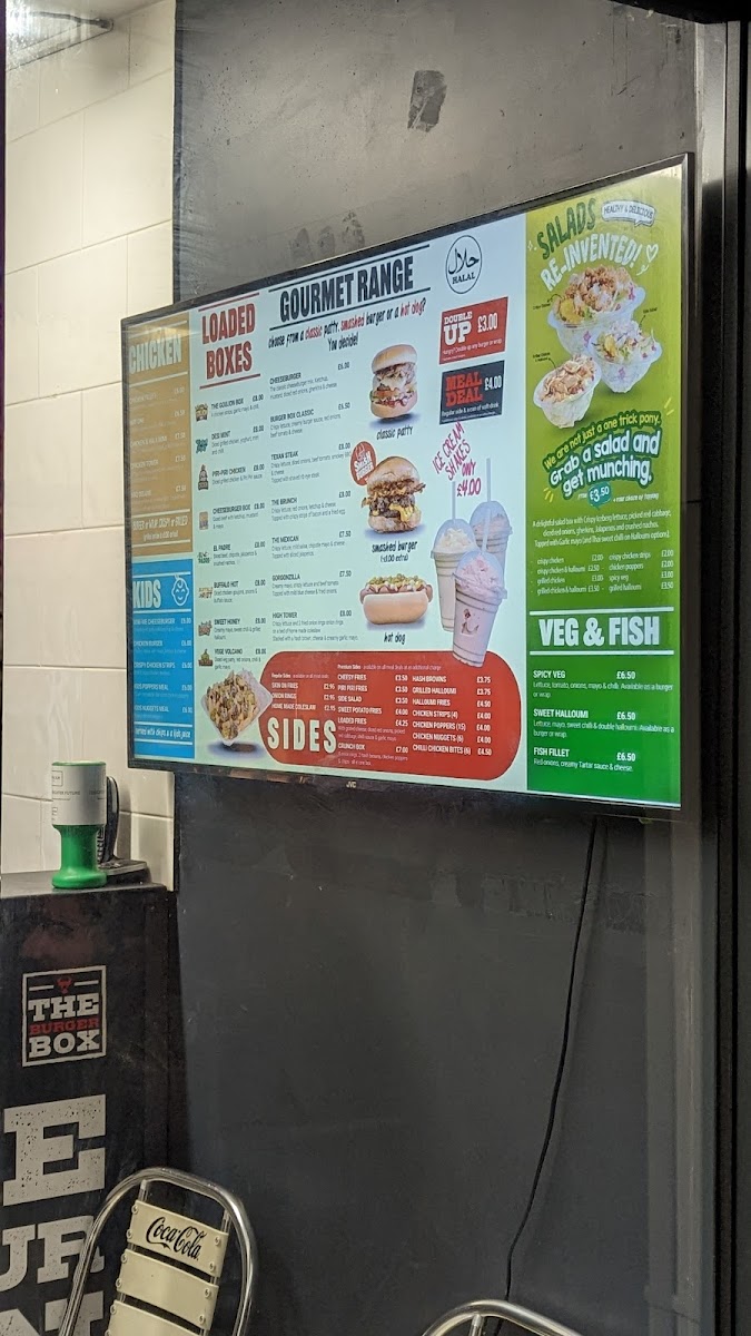 Menu The Burger Box - Chesham-2