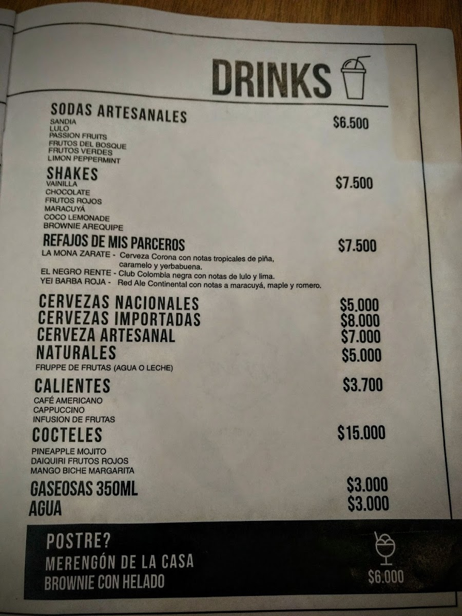 Menu The Burgery-4