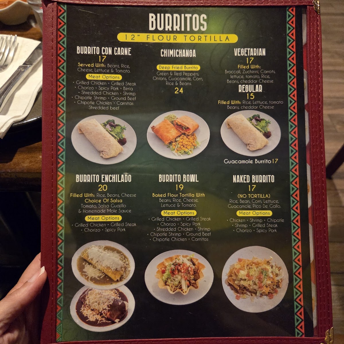 Menu The Burrito Poblano-6