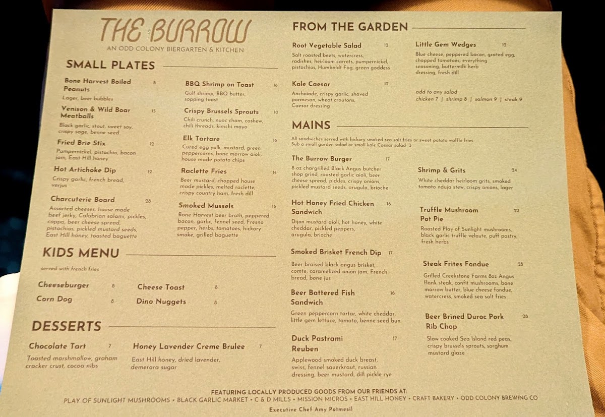 Menu The Burrow-2