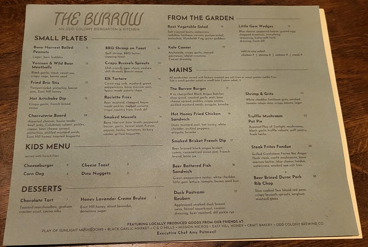 Menu The Burrow-6