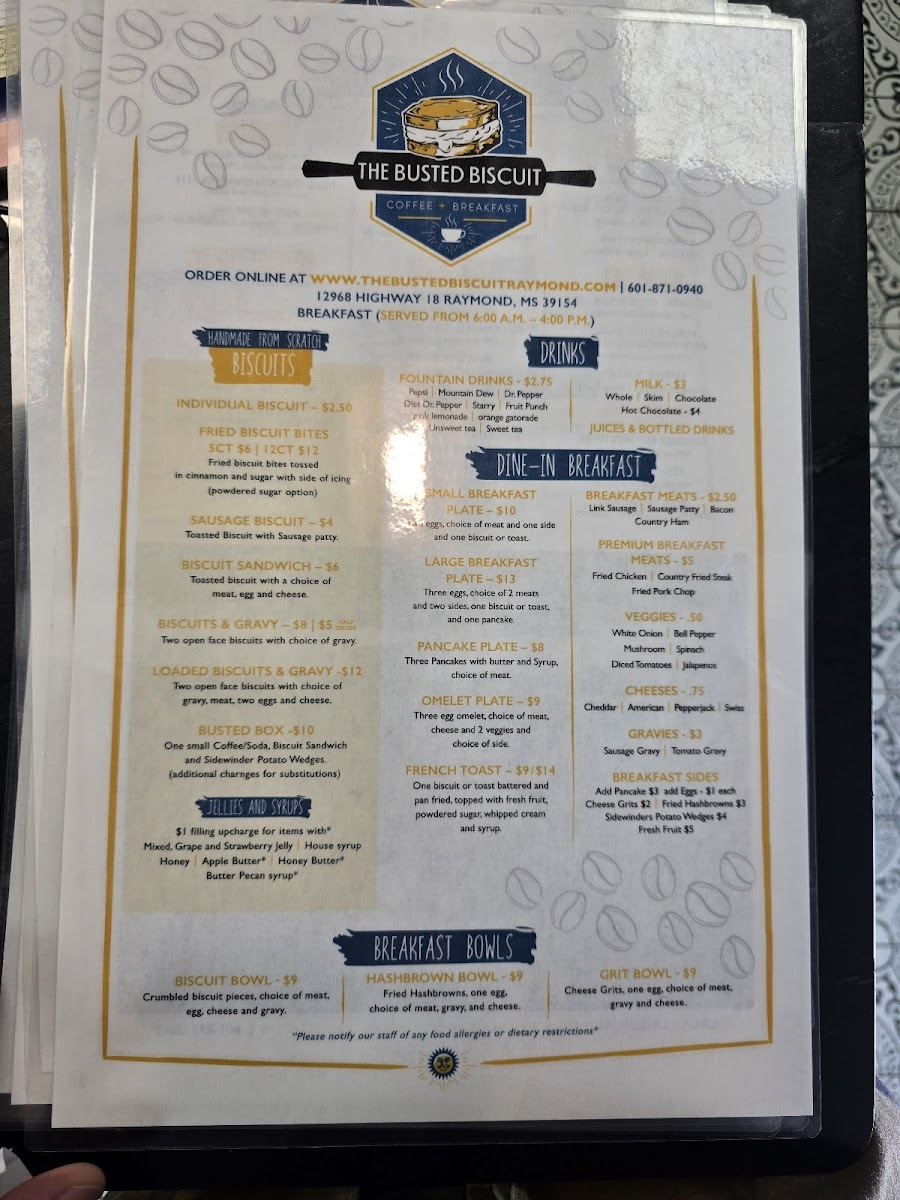 Menu The Busted Biscuit-6