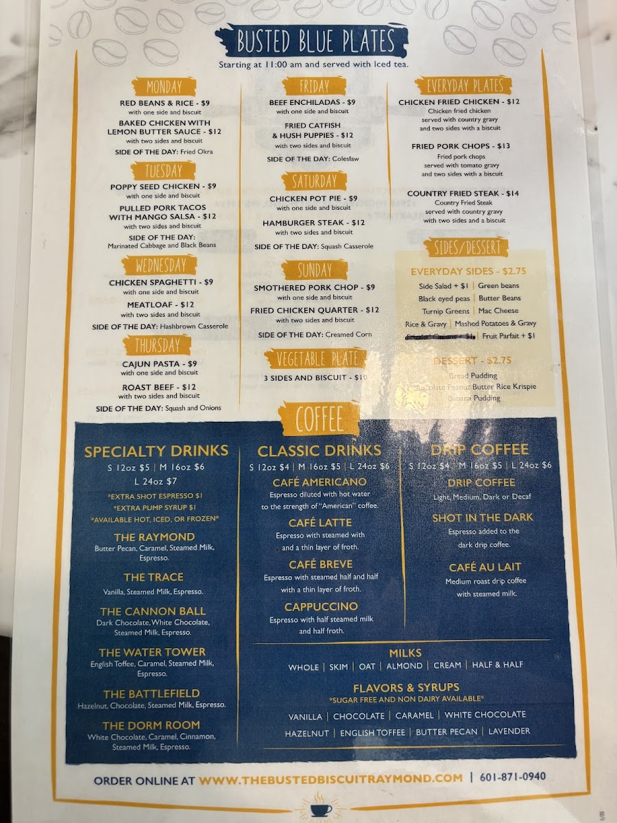 Menu The Busted Biscuit-7