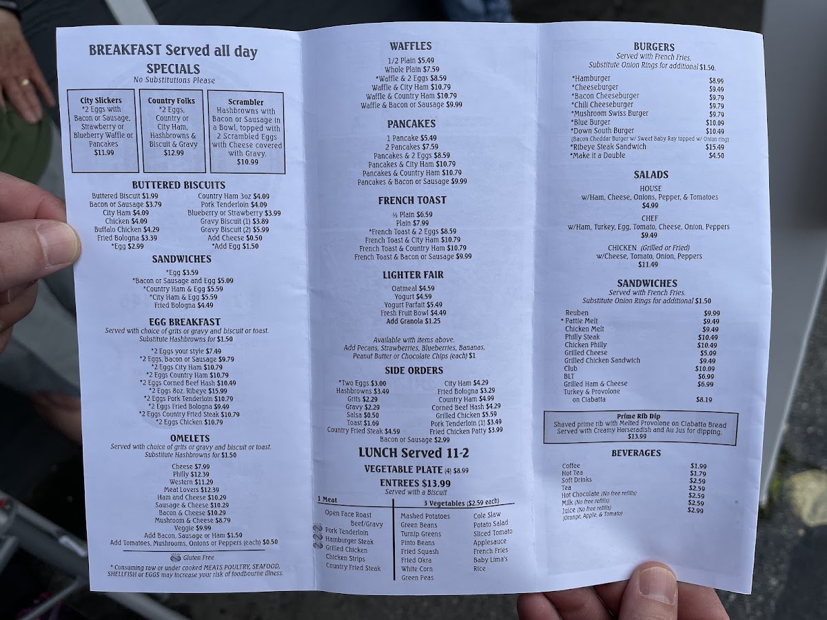 Menu The Buttered Biscuit-5