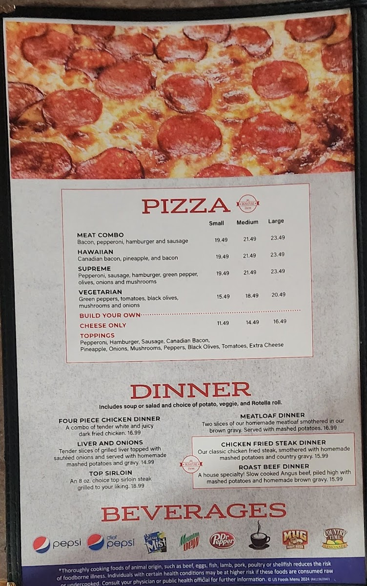 Menu The Cabin Bar & Grill-4