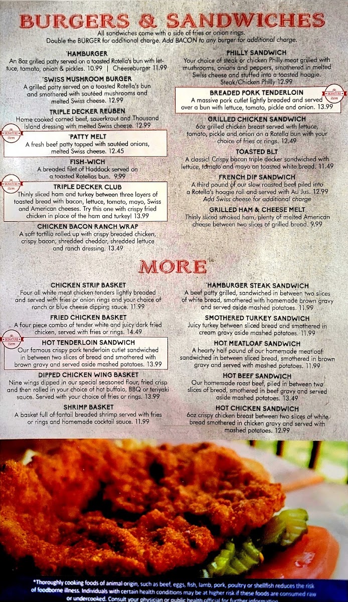 Menu The Cabin Bar & Grill-6