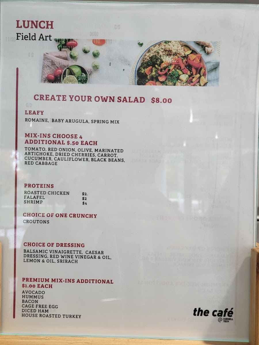 Menu The Cafe At Cornell Tech-3