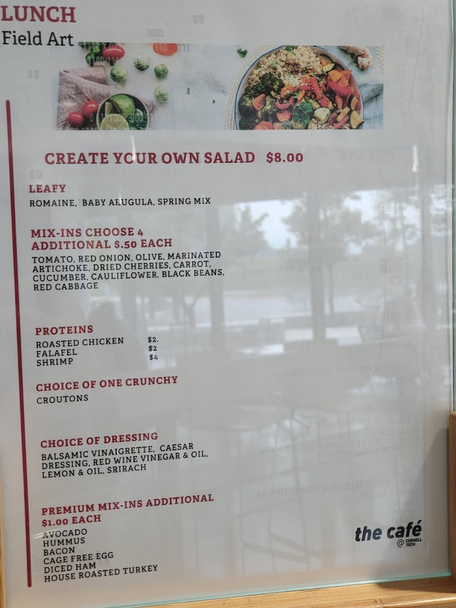 Menu The Cafe At Cornell Tech-5
