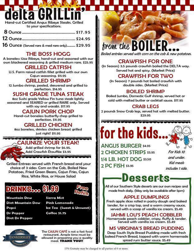 Menu The Cajun Cafe Delta Crawfish-3