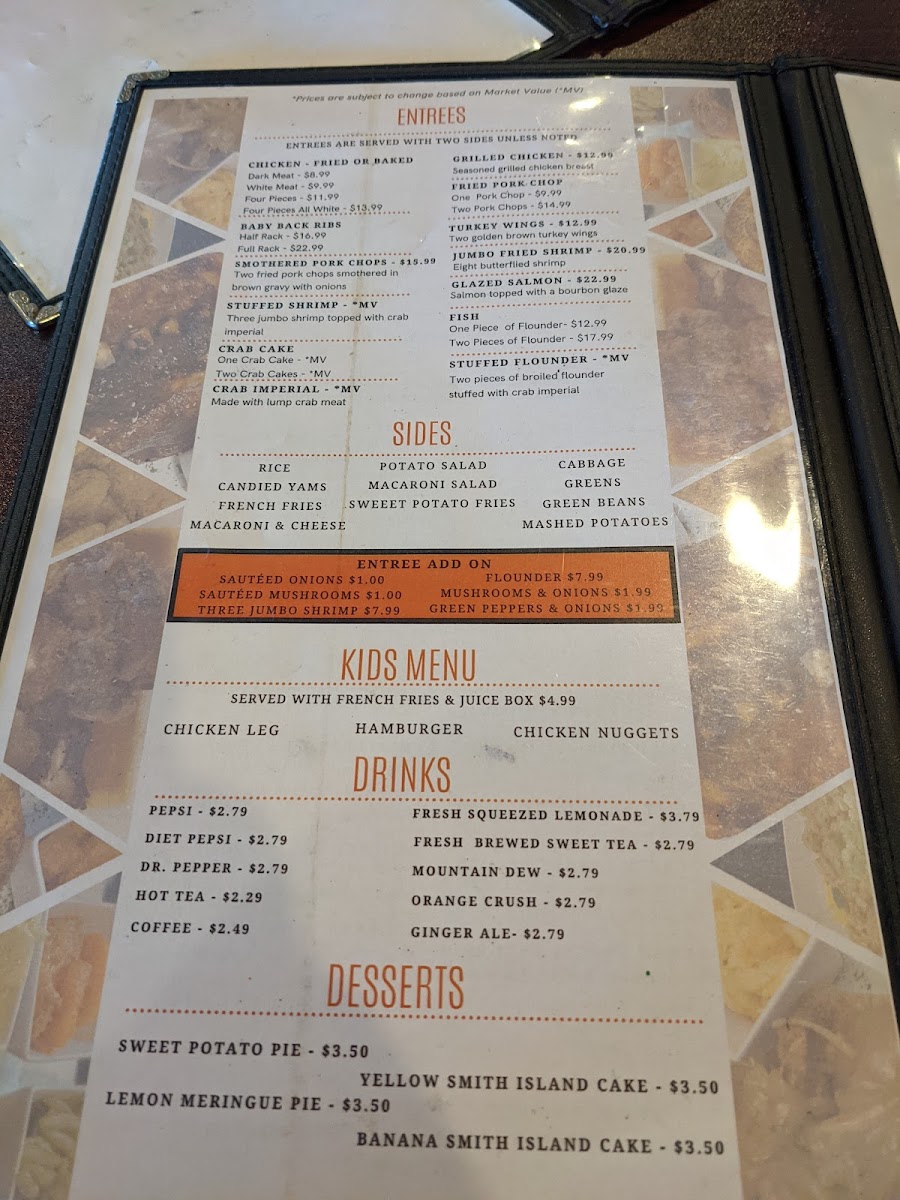 Menu The Candied Yam-1