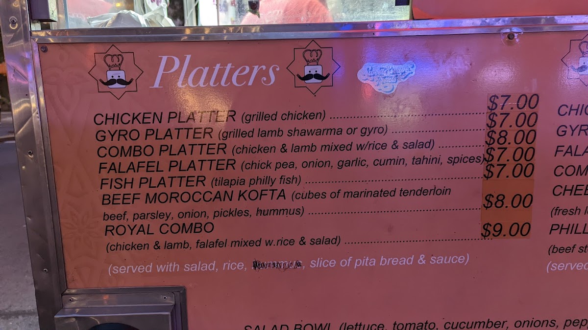 Menu The Casbah - Halal Cart-10