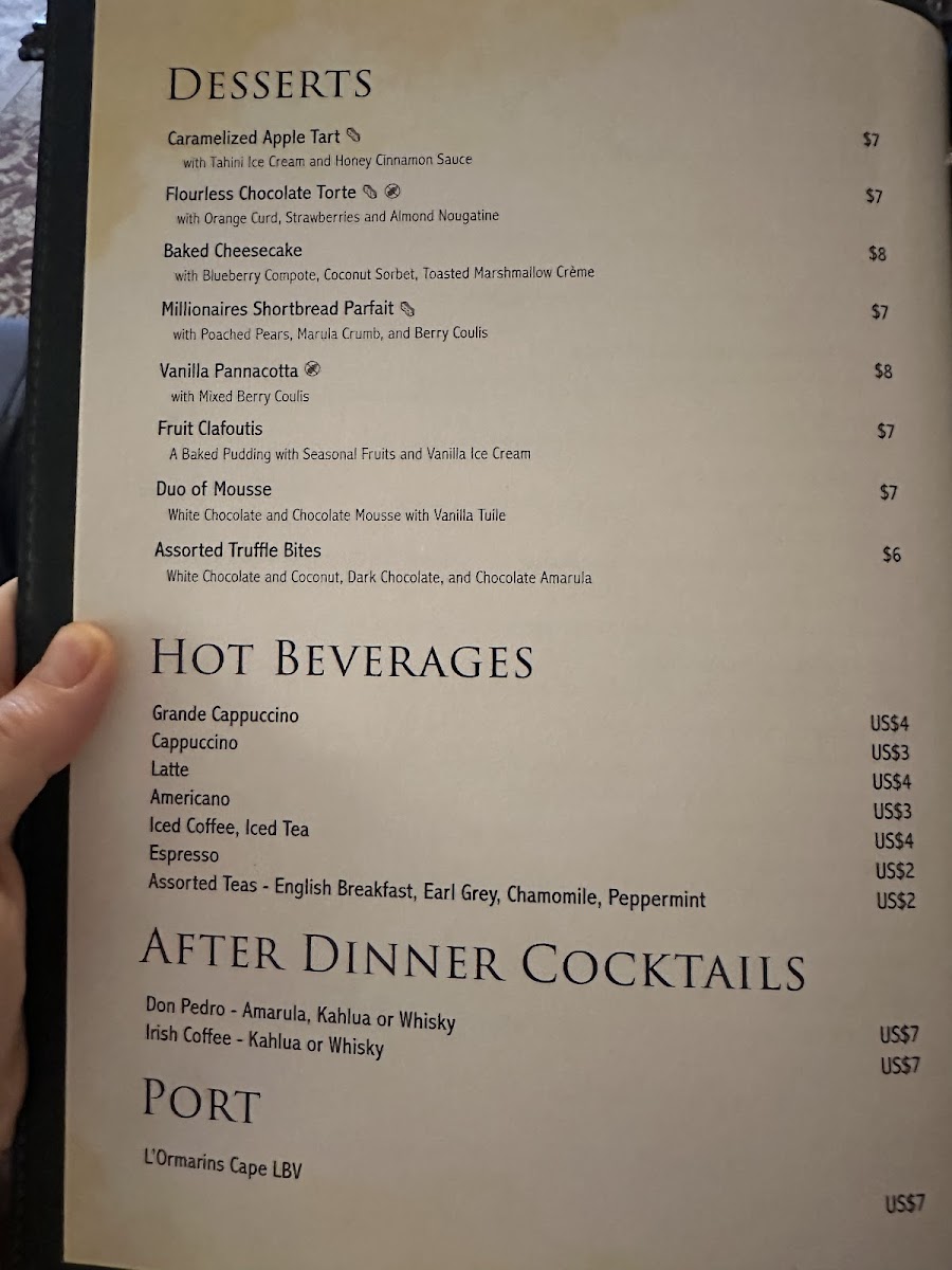 Menu The Cassia Restaurant-10