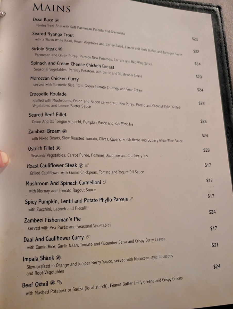 Menu The Cassia Restaurant-8