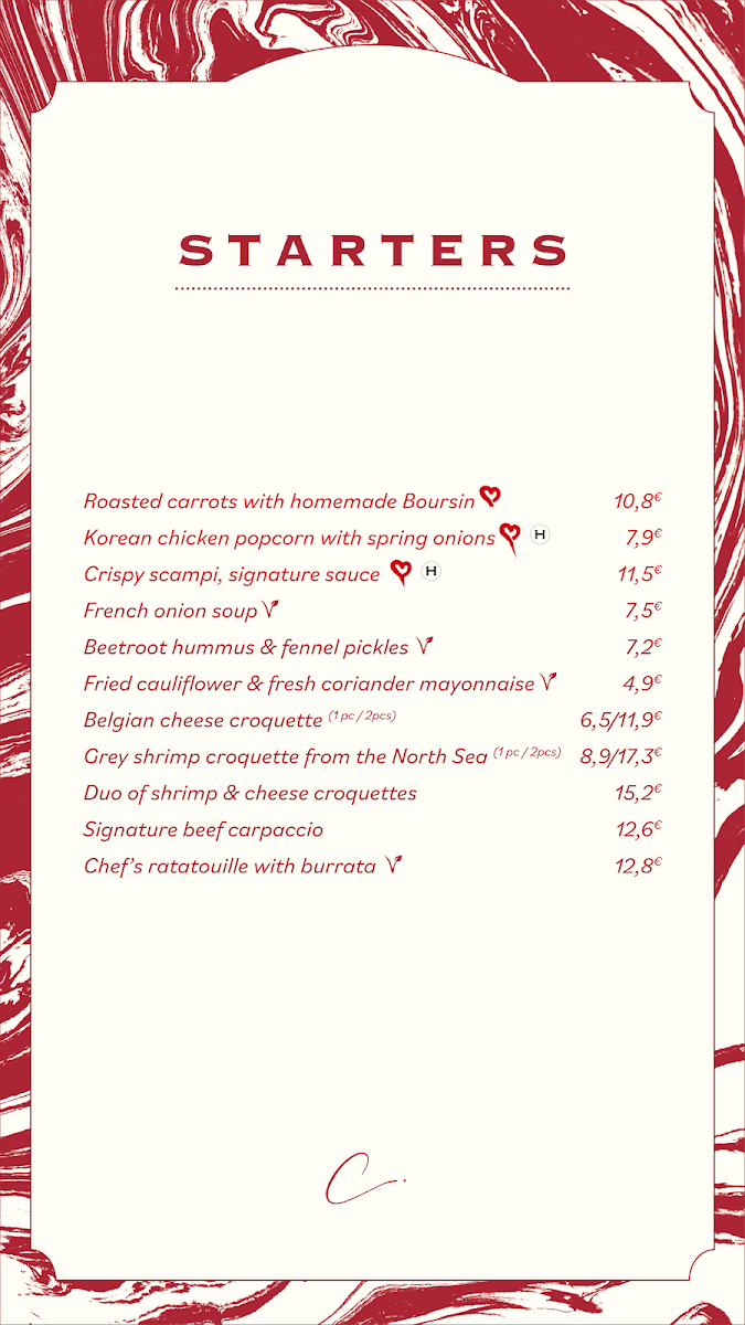 Menu The Chairman-2
