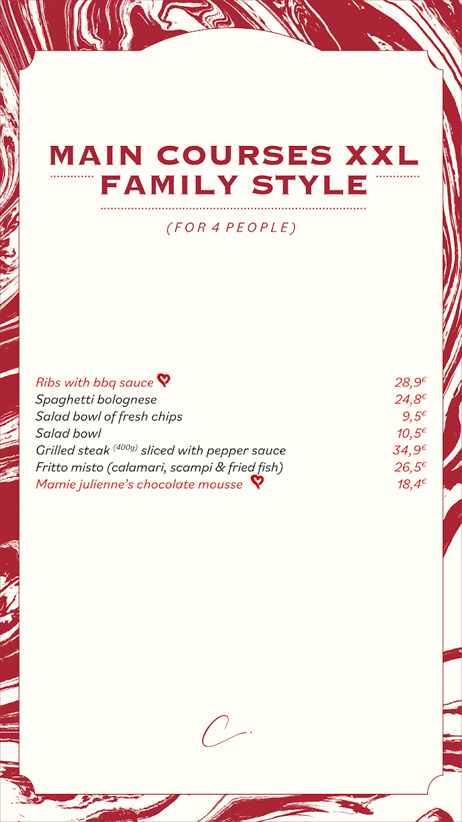 Menu The Chairman-3