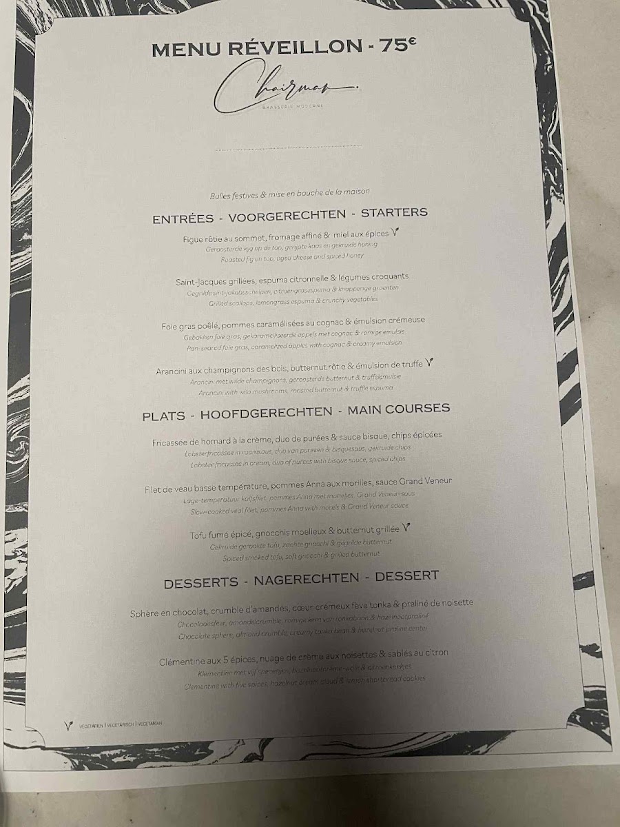 Menu The Chairman-4