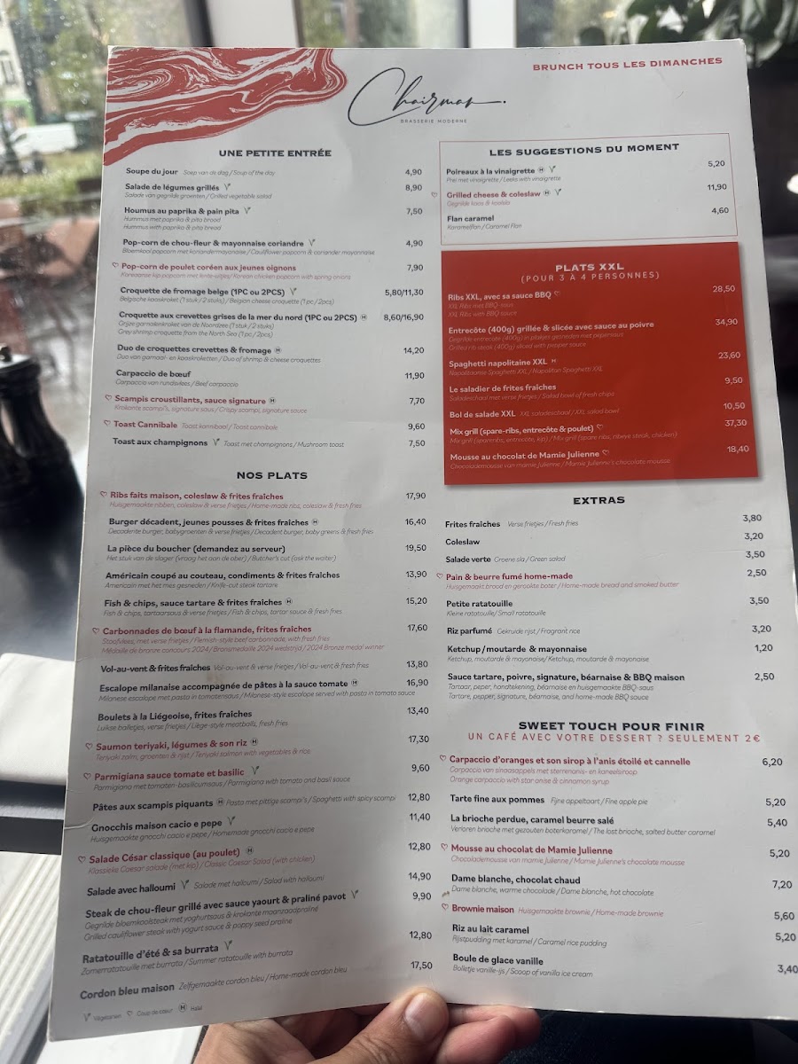 Menu The Chairman-7