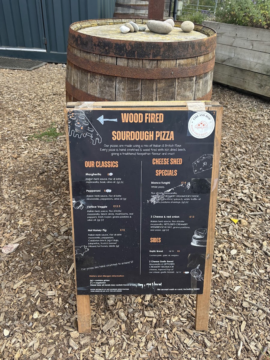 Menu The Cheese Shed-1