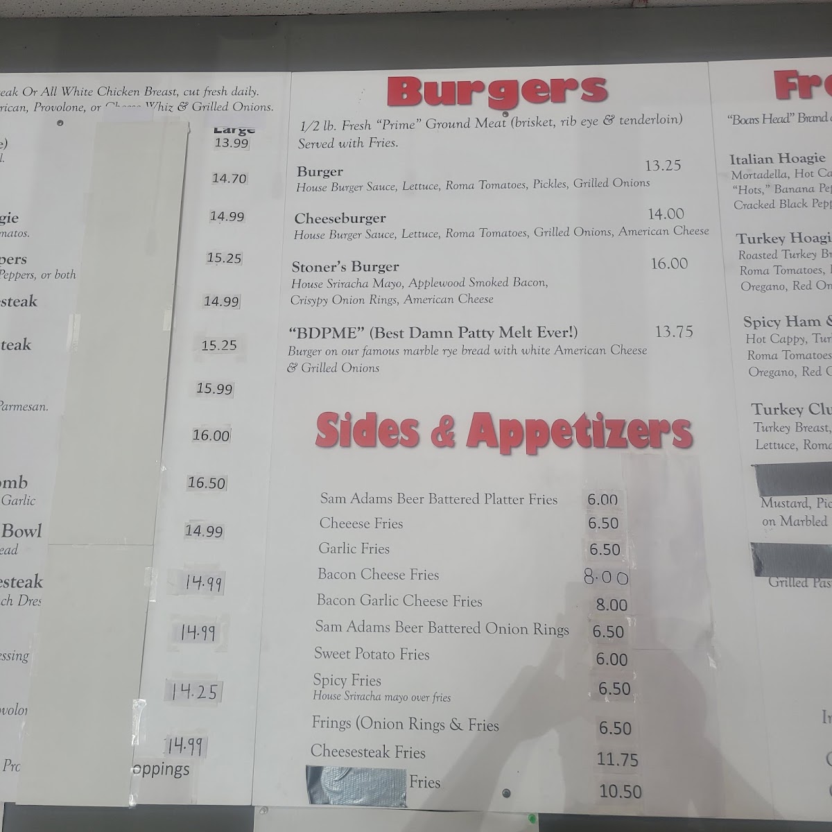 Menu The Cheesesteak Grill-8